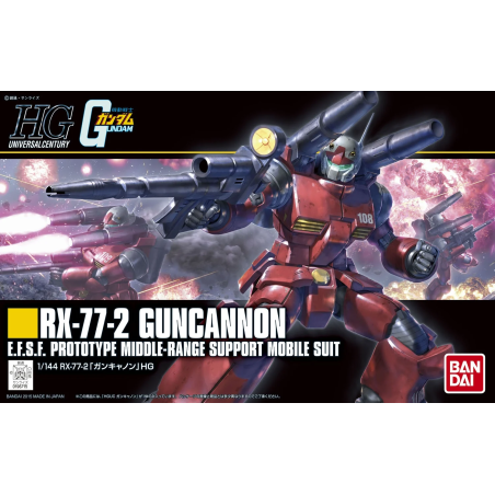 RX-77-2 Guncannon HG 1/144 Bandai | Chile Robots