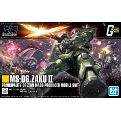 MS-06 Zaku II HG 1/144 Bandai | Chile Robots