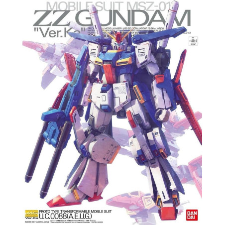 ZZ Gundam Ver.Ka MG 1/100 Bandai | Chile Robots