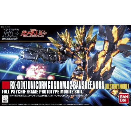 Banshee Norn Destroy Mode HG 1/144 Bandai | Chile Robots