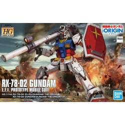 RX-78-02 Gundam The Origin HG 1/144 Bandai | Chile Robots