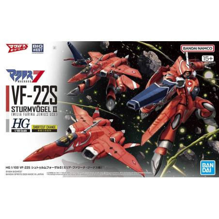 VF-22S Sturmvogel II Milia HG 1/100 Bandai | Chile Robots