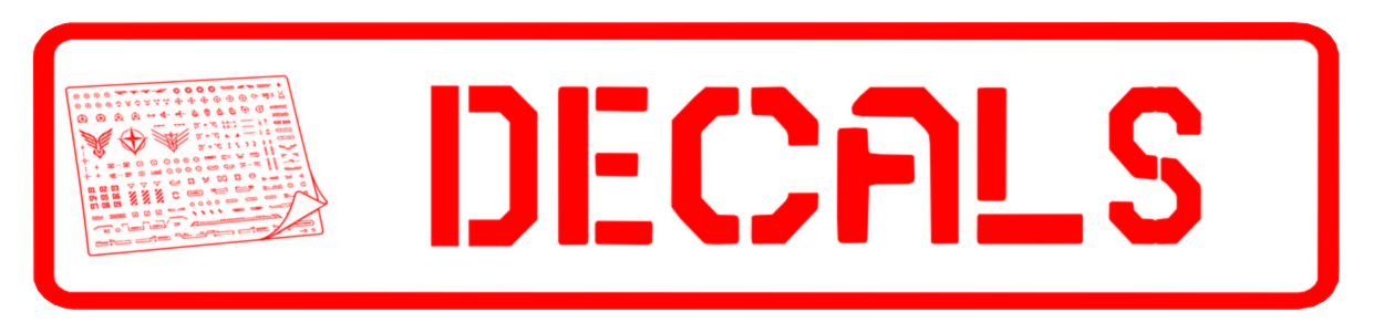 Decals para Gunpla y Model Kits | Chile Robots