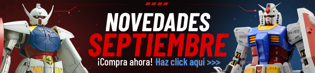 Novedades de Bandai de Septiembre de Chile Robots
